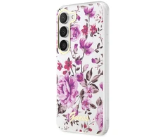 Samsung Galaxy S23 Plus Guess Flower Collection dėklas (GUHCS23MHCFWST) baltos spalvos