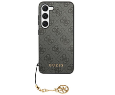 Samsung Galaxy S24 Ultra Guess Dėklas 4G Charms Collection (GUHCS24LGF4GGR) juodos spalvos