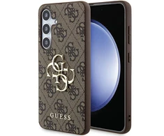„Guess 4G Big Metal Logo“ dėklas „Samsung Galaxy A55 5G“ rudas
