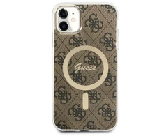 GUESS GUHMN61H44 IPHONE 11 6.1" RUDAS/RUDAS KIETAS DĖKLAS 4G MAGSAFE