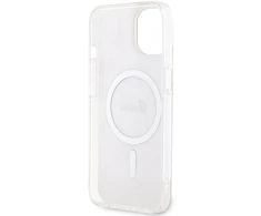 Apple iPhone 13 / 14 / 15 Guess dėklas IML 4G MagSafe (GUHMP15SH4STP) rožinės spalvos