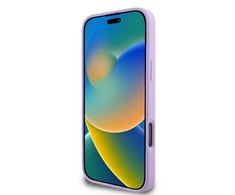 Apple iPhone 16 Pro Guess Saffiano Peony Classic Logo MagSafe (GUHMP16LPSAPSMEU) dėklas telefonui violetinės spalvos