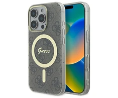 „Guess“ GUHMP16XH4STW „Apple iPhone 16 Pro Max 6.9"“ rudas kietas dėklas IML 4G MagSafe