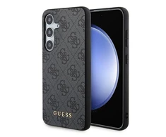 Samsung Galaxy A35 5G Guess Hard Dėklas 4G Metal Gold Logo (GUOHCSA35G4GFGR) juodos spalvos