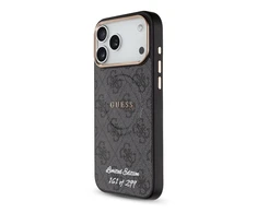 Guess PU 4G MagSafe Strap Limited Edition of 299 dėklas skirtas Apple iPhone 17 Pro Max juodos spalvos