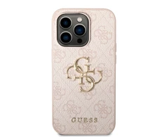Dėklas GUESS GUHCP15X4GPIPI IPHONE 15 PRO MAX 6.7 "Rožinis/Rožinis HARDCASE 4G BIG METAL LOGO