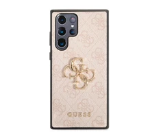 Dėklas Guess GUHCS22L4GMGPI S908 S22 Ultraróżowy/pink hardcase 4G Big Metal Logo