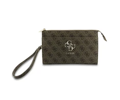 Guess PU 4G Metal Logo Phone Bag rudos spalvos