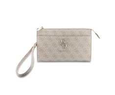 Guess PU 4G Metal Logo Phone Bag rožinės spalvos