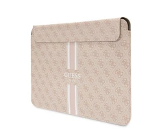 Krepšys kompiuteriui 14" Guess įmautė kompiuteriui 4G Printed Stripes (GUCS14P4RPSP) rožinės spalvos