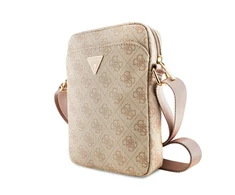 Guess PU 4G Triangle Logo Bag 8" Rožinė