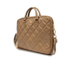 Nešiojamo kompiuterio krepšys 16" Guess Quilted 4G (GUCB15ZPSQSSGW) rudos spalvos