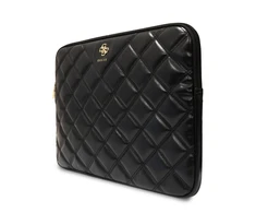 Nešiojamo kompiuterio dėklas 14" Guess Sleeve Quilted 4G (GUCS14ZPSQSSGK) juodos spalvos