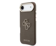 Guess PU Resin Logo dėklas skirtas Apple iPhone Air Brown