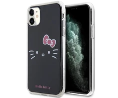 Apple iPhone 11 Hello Kitty dėklas IML Kitty Face (HKHCN61HKHLK) juodos spalvos