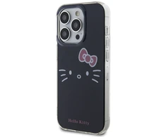Apple iPhone 13 Pro Hello Kitty dėklas IML Kitty Face (HKHCP13LHKHLK) juodos spalvos
