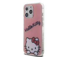 Hello Kitty IML Daydreaming Logo dėklas telefonui Apple iPhone 13 Pro rožinės spalvos