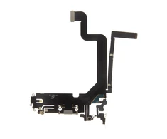 Dėklas Iphone Lcd iPhone 14 Pro Max Flex kabelis su įkrovimo jungtimi Sidabrinis