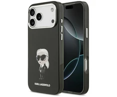 Karl Lagerfeld IML Aquarelle Karl &amp; Logo MagSafe Dėklas skirtas Apple iPhone 17 Pro Max juodos spalvos