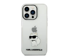 Apple iPhone 14 Pro Karl Lagerfeld dėklas IML NFT Choupette (KLHCP14LHNCHTCT) skaidrus