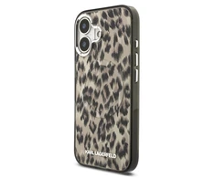 Karl Lagerfeld IML Leopard MagSafe dėklas skirtas Apple iPhone 17 Brown