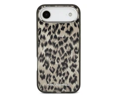 Karl Lagerfeld IML Leopard MagSafe dėklas skirtas Apple iPhone Air Brown