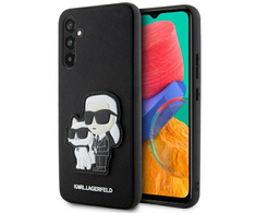 Dėklas Karl Lagerfeld KLHCA54SANKCPK A54 5GA546 hardcase juodas Saffiano Karl &amp; Choupette