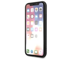 Apple iPhone XS Max Karl Lagerfeld dėklas Saffiano Ikonik Karl&amp;Choupette Head (KLHCI65SAKICKCBK) juodos spalvos