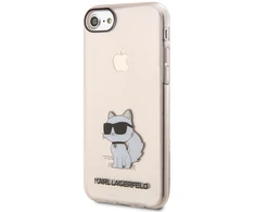 Apple iPhone SE 2022 / SE 2020 / 7 / 8 Karl Lagerfeld dėklas Ikonik Choupette (KLHCI8HNCHTCP) rožinės spalvos
