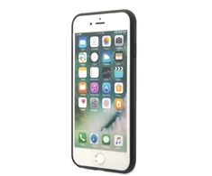 Karl Lagerfeld KLHCI8SAKICKCBK iPhone 7/8 / SE 2020 / SE 2022 juodas/juodas kietas dėklas Saffiano Ikonik Karl&amp;Choupette Head
