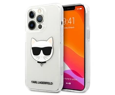 Apple iPhone 13 Pro Max 6,7" Karl Lagerfeld dėklas Choupette Head KLHCP13XCTR skaidrus