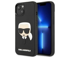 Dėklas Karl Lagerfeld 3D Rubber Karl`s Head Case for iPhone 13 / 14 / 15 - Juodas