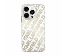 Apple iPhone 15 Pro Karl Lagerfeld dėklas IML Fullover Logo (KLHCP15LHKFOEMD) aukso spalvos