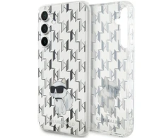 Samsung Galaxy S23 FE Karl Lagerfeld dėklas Monogram Choupette (KLHCS23FEHNCMKLT) skaidrus