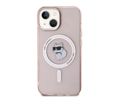 Apple iPhone 11 / XR Karl Lagerfeld dėklas IML Choupette MagSafe (KLHMN61HFCCNOP) rožinės spalvos
