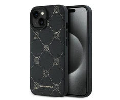 Apple iPhone 15 Plus Karl Lagerfeld Karl Head MagSafe (KLHMP15MPGKHPHK) dėklas telefonui juodos spalvos