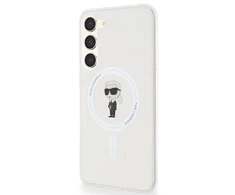 Samsung Galaxy S24 Plus Karl Lagerfeld dėklas IML Ikonik MagSafe (KLHMS24MHFCKNOT) skaidrus