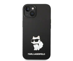 Karl Lagerfeld dėklas iPhone 14 Plus 6,7 KLHCP14MSNCHBCK juodas HC Silicone NFT Choupette