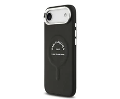 Karl Lagerfeld PU RSG Logo MagSafe dėklas skirtas Apple iPhone Air juodos spalvos