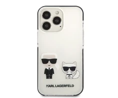 Apple iPhone 13 Pro Karl Lagerfeld dėklas Karl&amp;Choupette baltos spalvos