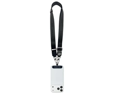 Karl Lagerfeld Universal Crossbody Strap Choupette Patch juodos spalvos