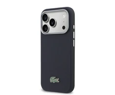 Lacoste PVC Petit Pique Semi Wrap MagSafe dėklas skirtas Apple iPhone 17 Pro Max Navy