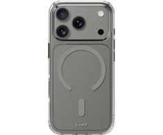 Dėklas Laut Crystal Fluro Apple iPhone 17 Pro, Clear Pilkas