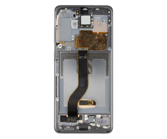 Dėklas LCD ekranas + jutiklinis blokas + priekinis dangtelis „Samsung G985/G986 Galaxy S20+ Cosmic Pilkas“ be fotoaparato (pakeitimų paketas)