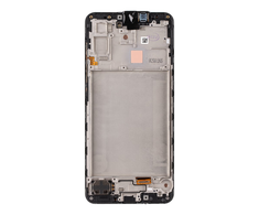 Dėklas LCD display + Touch Unit + Front Cover Samsung A175 Galaxy A17 4G Juodas (Service Pack)