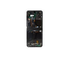 Dėklas LCD ekranas + lietimui jautrus skydelis + priekinis dangtelis Samsung F731 Galaxy Z Flip 5 5G pilkas (pakeitimo paketas)