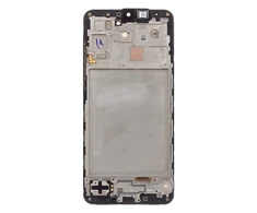Dėklas LCD display + Touch Unit + Front Cover Samsung A176 Galaxy A17 5G Juodas (Service Pack)