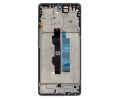 Dėklas LCD Ekranas + Touch Unit + Front Cover for Xiaomi Redmi Note 14S Mėlyna (Service Pack)