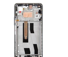 Dėklas LCD Ekranas + Touch Unit + Front Cover for Xiaomi Mi 11 Lite 4G Juodas (Service Pack)