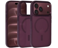 Dėklas Liavec Cloudy Case with Metal Camera Frame do Iphone 18 Pro/17 Pro violetinė (Camera Control Button)